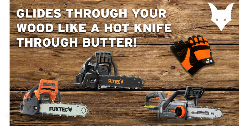 FUXTEC petrol chainsaw 2-stroke black edition