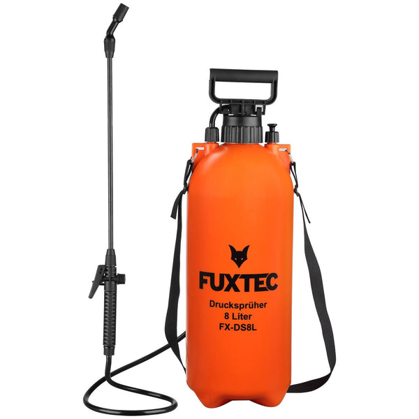 FUXTEC portable garden pressure sprayer 8 litres - carrying strap - FX-DS8L